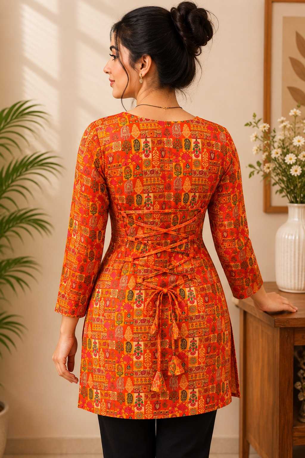 YNF Wholesale Heavy Rayon Short Kurtis  | Surat Manufacturer