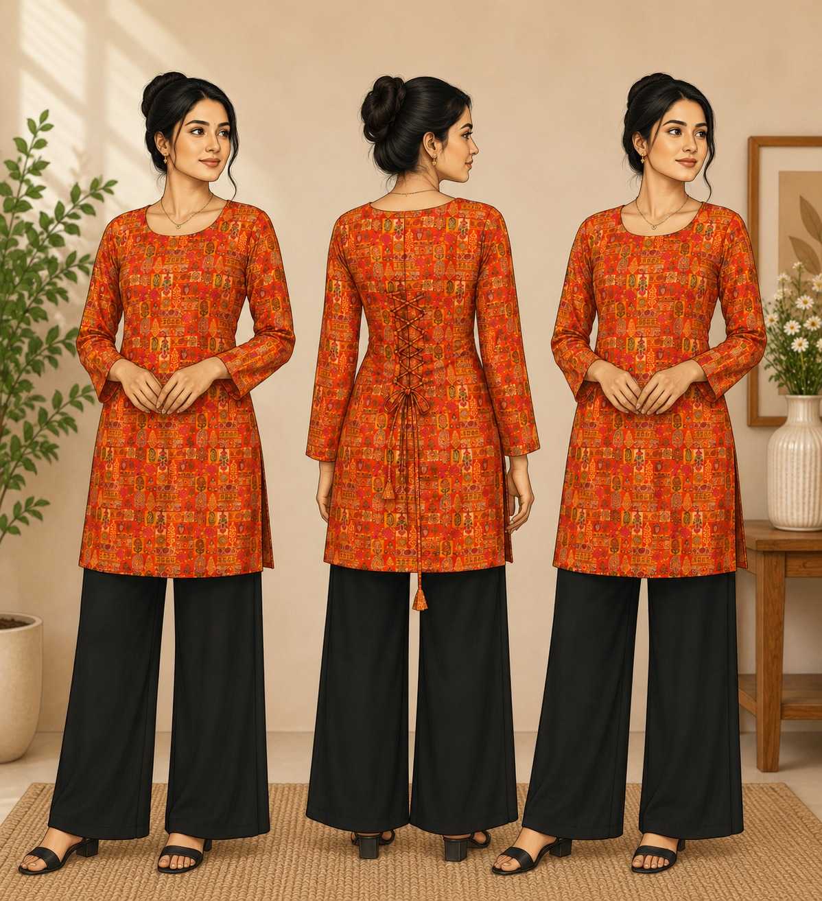 YNF Wholesale Heavy Rayon Short Kurtis  | Surat Manufacturer