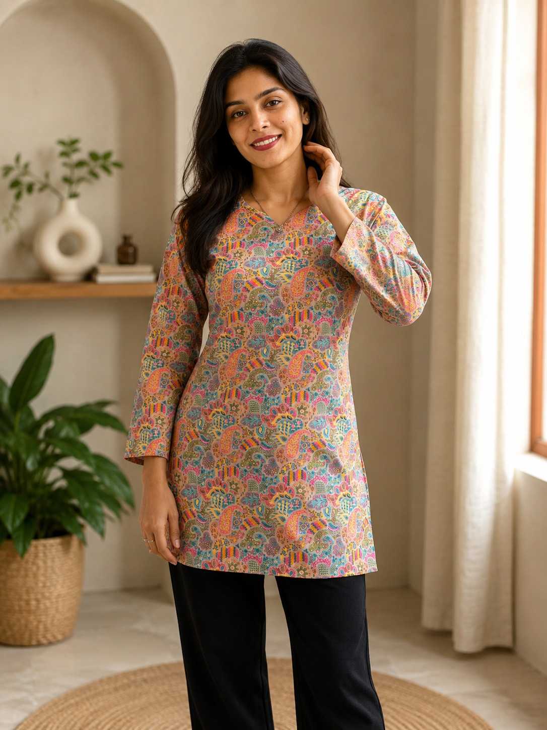 YNF Wholesale Heavy Rayon Printed Kurtis  | Surat Manufacturer