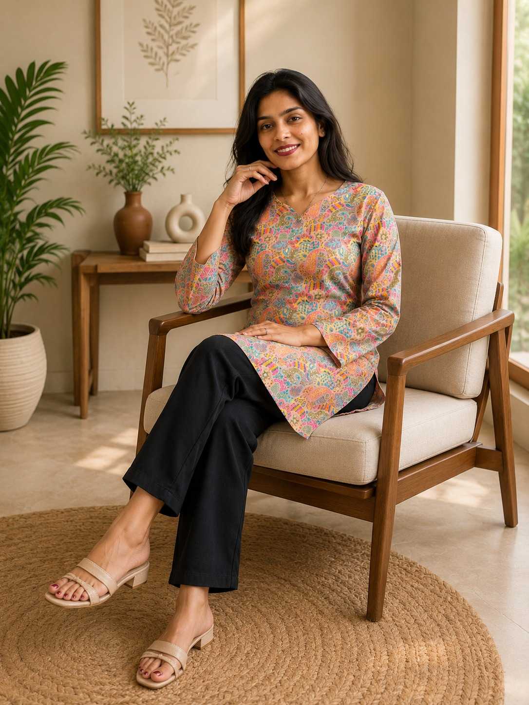 YNF Wholesale Heavy Rayon Printed Kurtis  | Surat Manufacturer