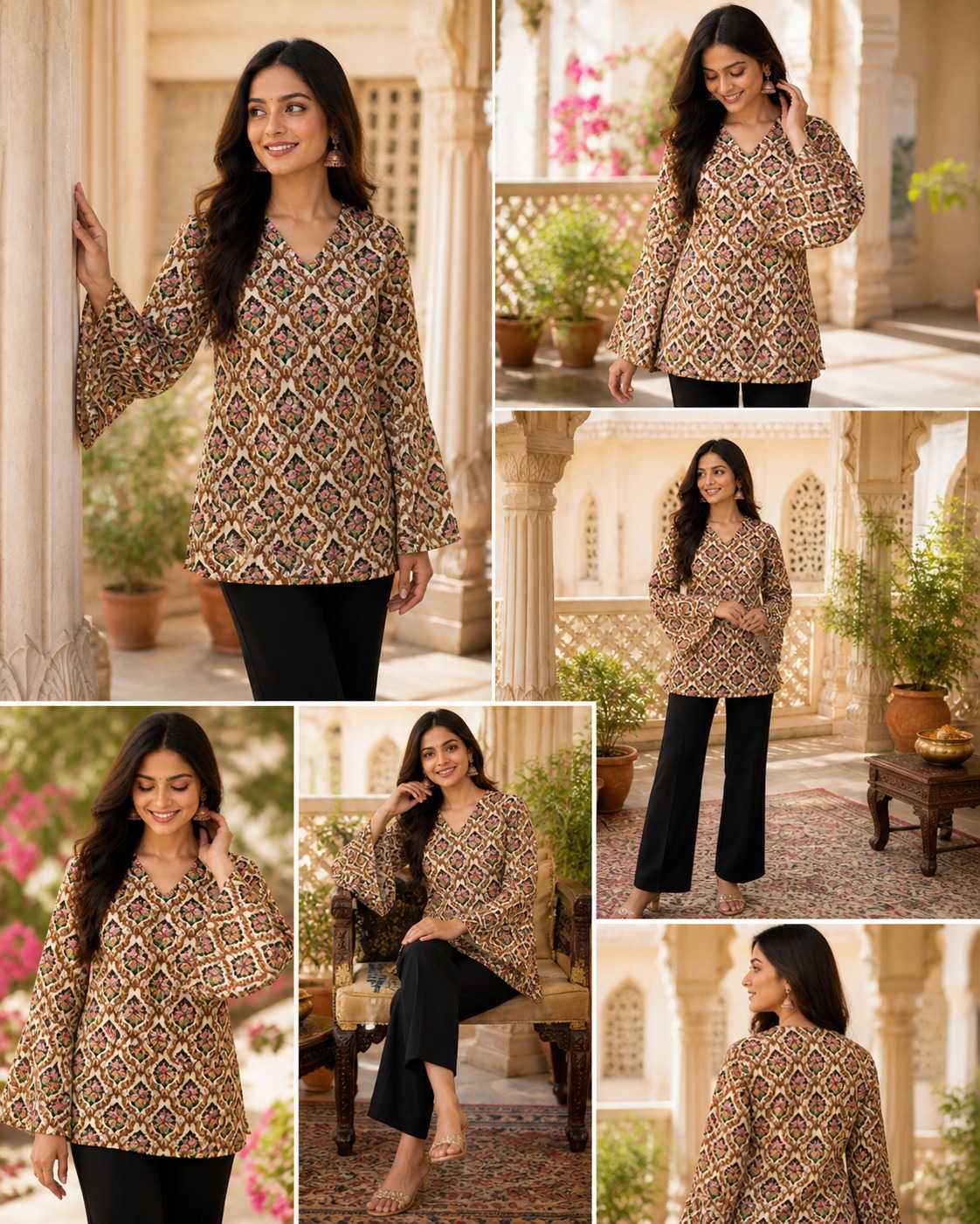 YNF Wholesale Heavy Rayon Short Kurtis  | Surat Manufacturer