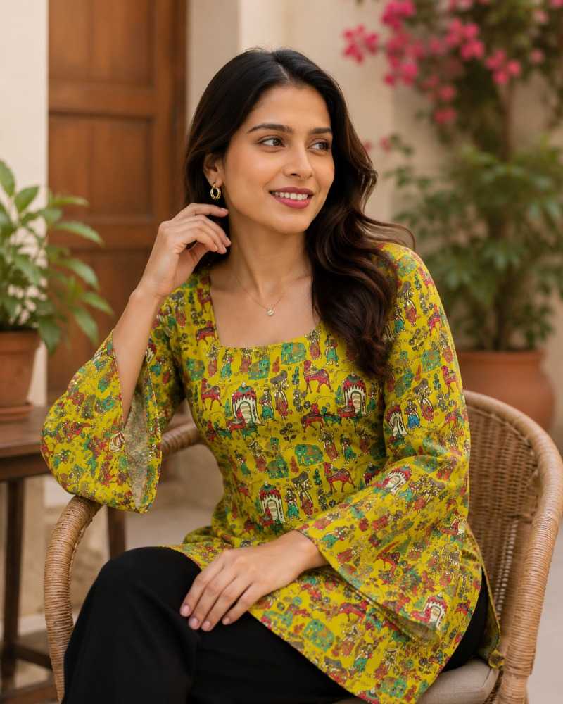 YNF Wholesale Heavy Rayon Designer Kurtis  | Surat Manufacturer