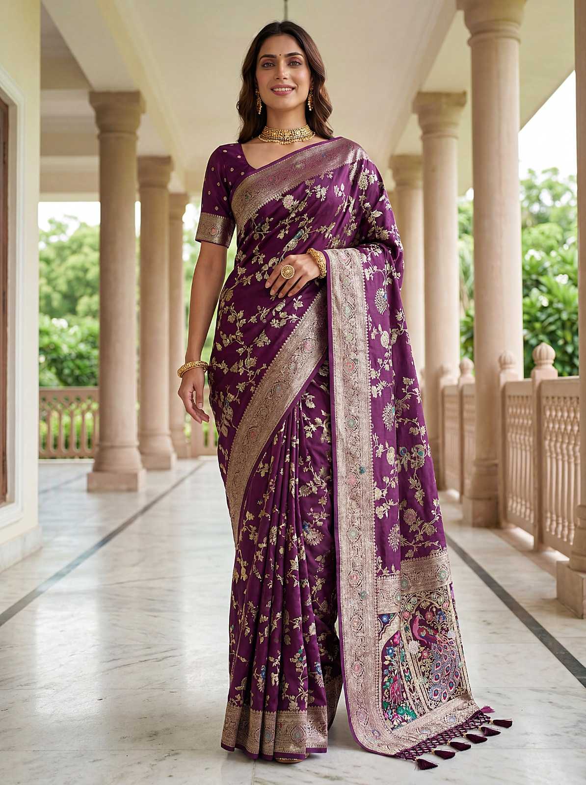 YNF Wholesale Nylon Designer Sarees  | Surat Manufacturer