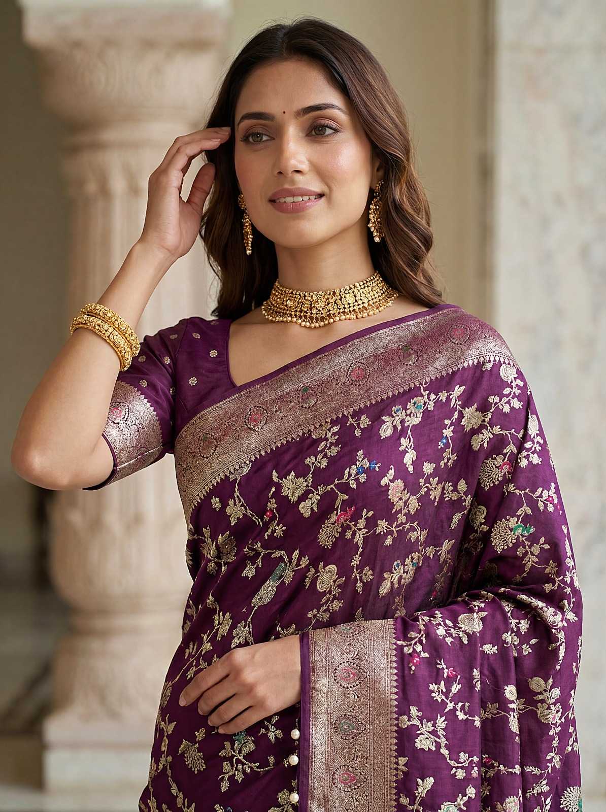 YNF Wholesale Nylon Designer Sarees  | Surat Manufacturer