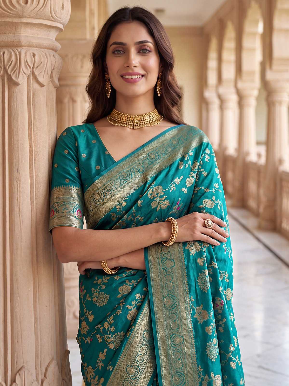 YNF Wholesale Nylon Designer Sarees  | Surat Manufacturer