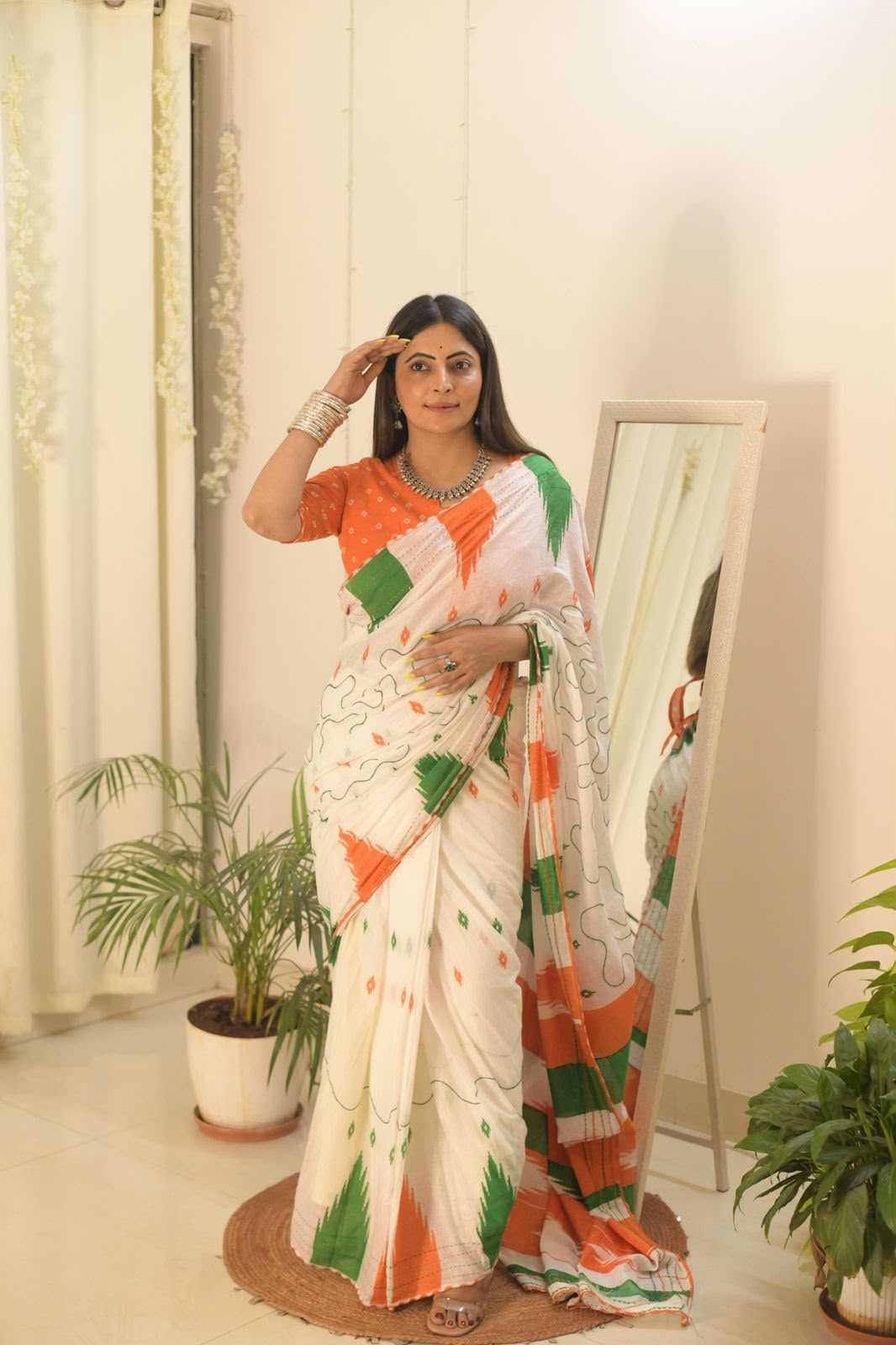 YNF Wholesale Cotton Hand Work Sarees  | Surat Manufacturer