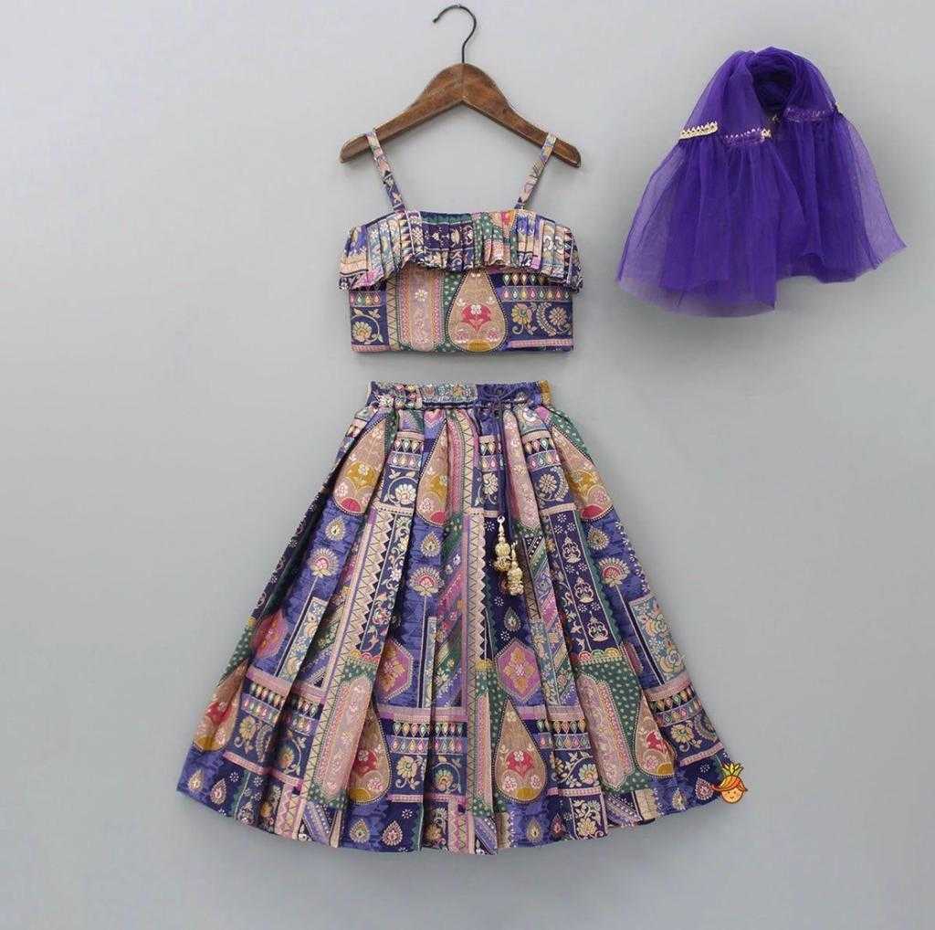 YNF Wholesale Silk Kids Lehenga  | Surat Manufacturer