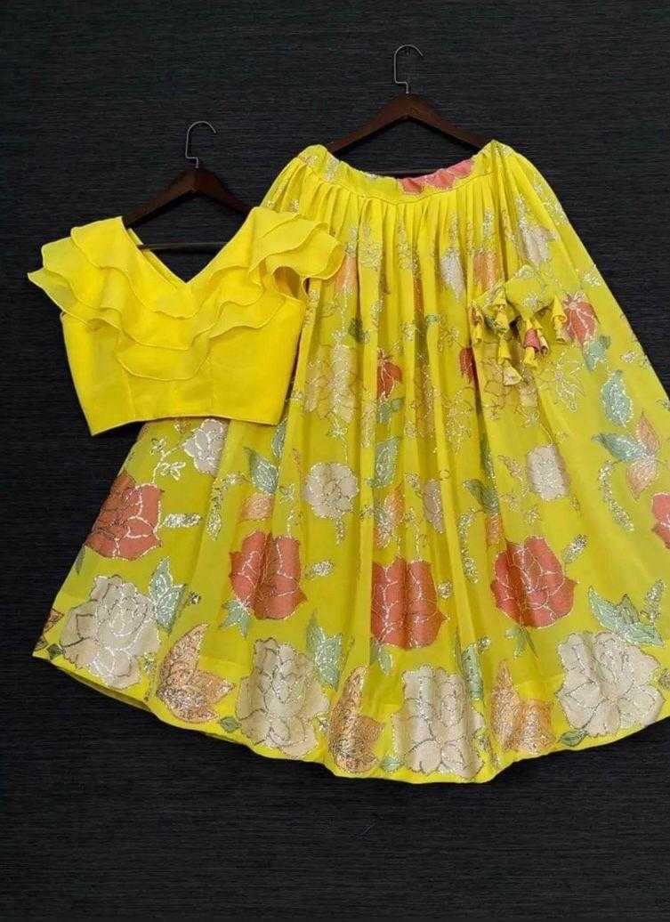 YNF Wholesale Georgette Kids Lehenga  | Surat Manufacturer