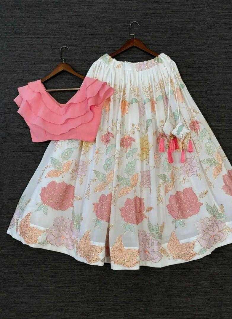 YNF Wholesale Georgette Kids Lehenga  | Surat Manufacturer