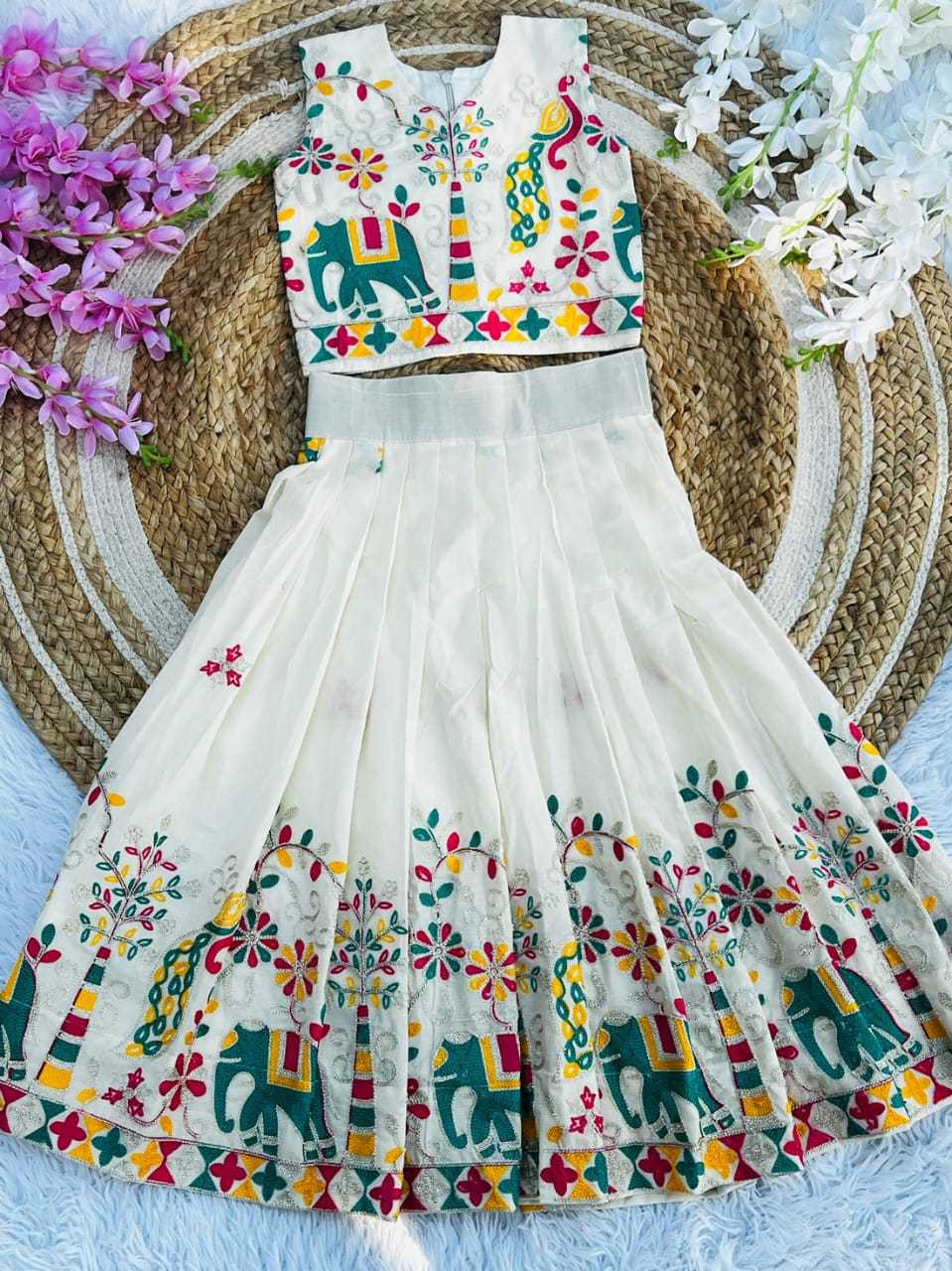YNF Wholesale Pure Cotton Kids Designer Frock  | Surat Manufacturer