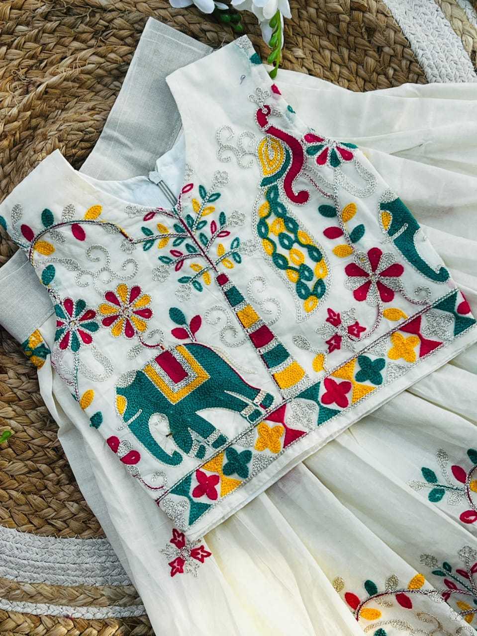 YNF Wholesale Pure Cotton Kids Designer Frock  | Surat Manufacturer