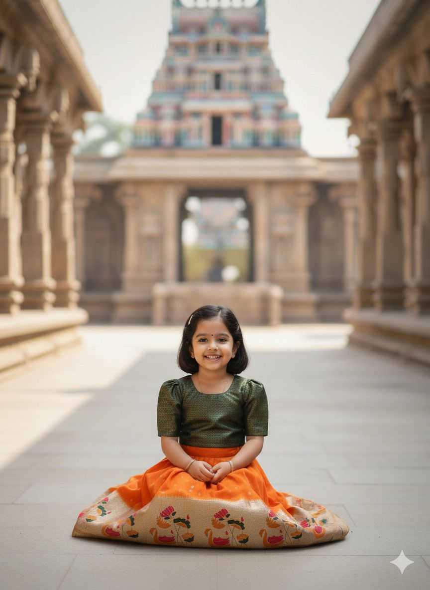 YNF Wholesale Soft Silk Kids Lehenga  | Surat Manufacturer