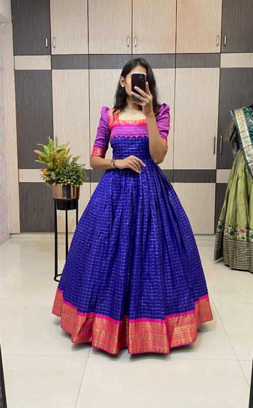 YNF Wholesale Cotton Fancy Gowns  | Surat Manufacturer