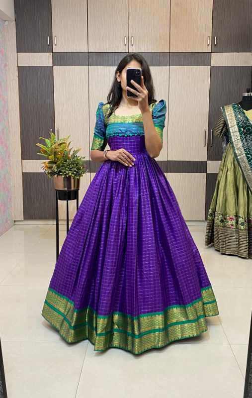 YNF Wholesale Cotton Fancy Gowns  | Surat Manufacturer