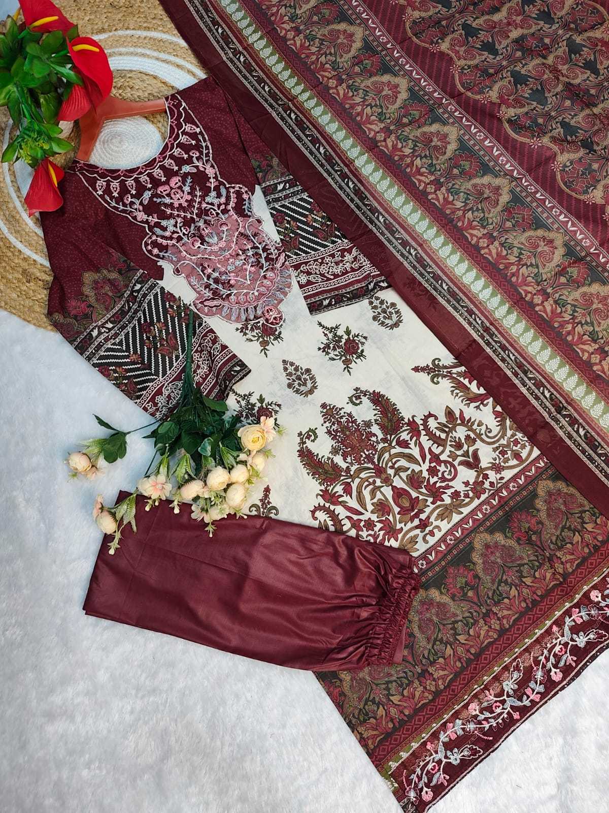 YNF Wholesale Cotton Printed Suits  | Surat Manufacturer