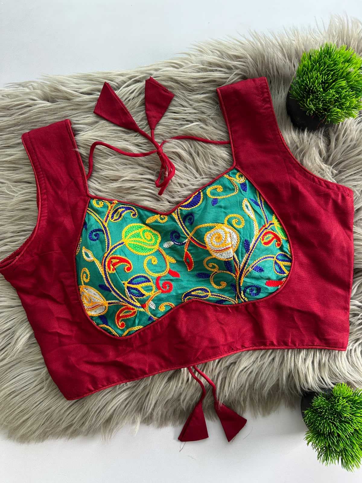 YNF Wholesale Cotton Designer Blouse | Surat Manufacturer