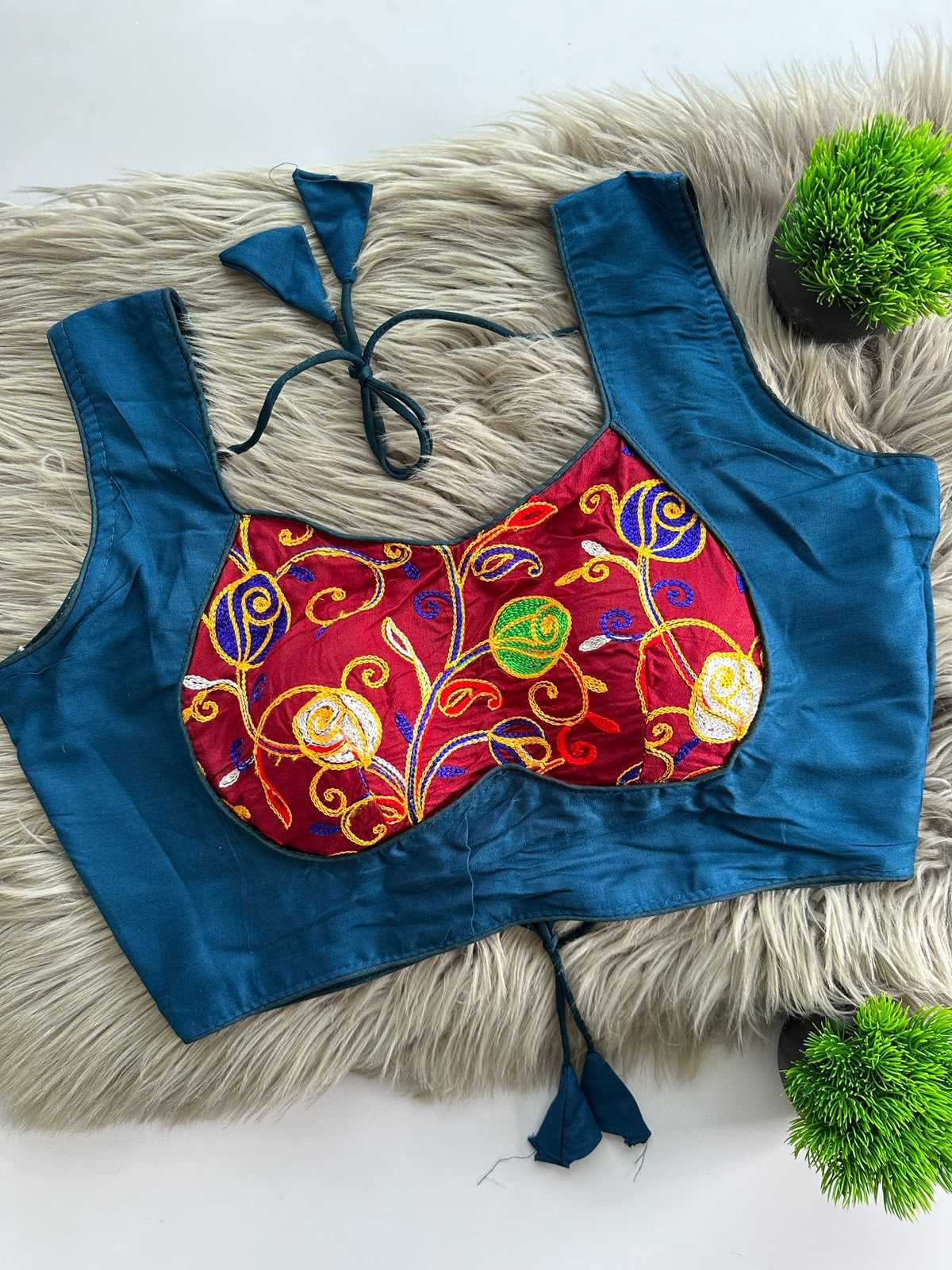 YNF Wholesale Cotton Designer Blouse | Surat Manufacturer