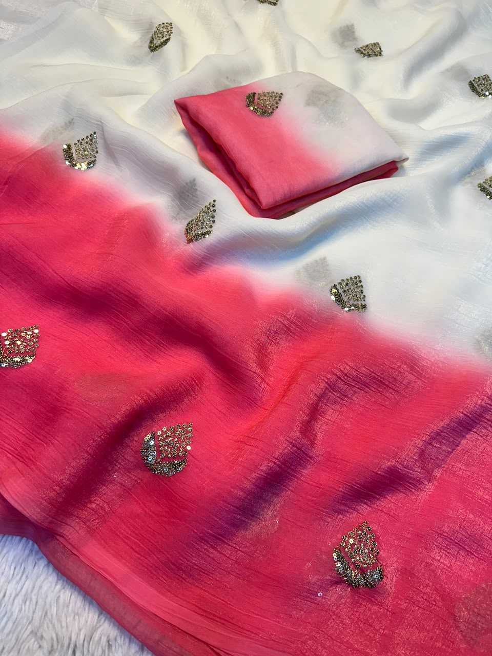 YNF Wholesale Crush Silk Soft Silk Sarees | Surat Manufacturer