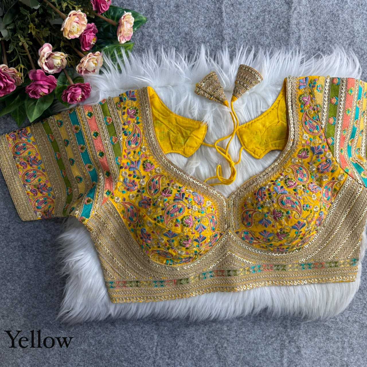 YNF Wholesale Faux Georgette Designer Blouse | Surat Manufacturer