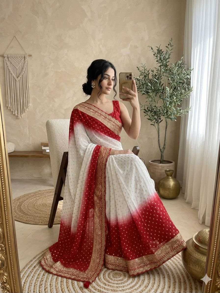 YNF Wholesale Georgette Designer Sarees | Surat Manufacturer