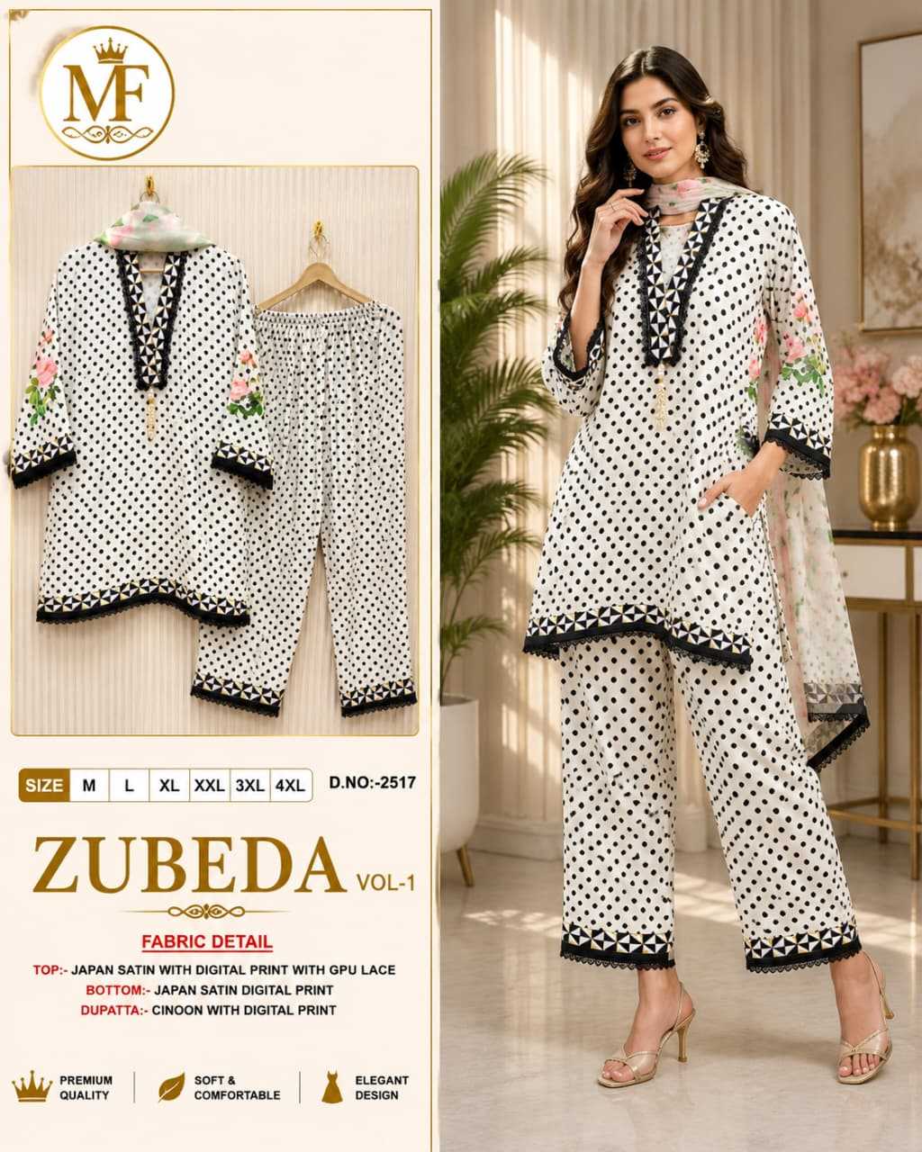 YNF Wholesale Japan Sartin Ladies Suits | Surat Manufacturer