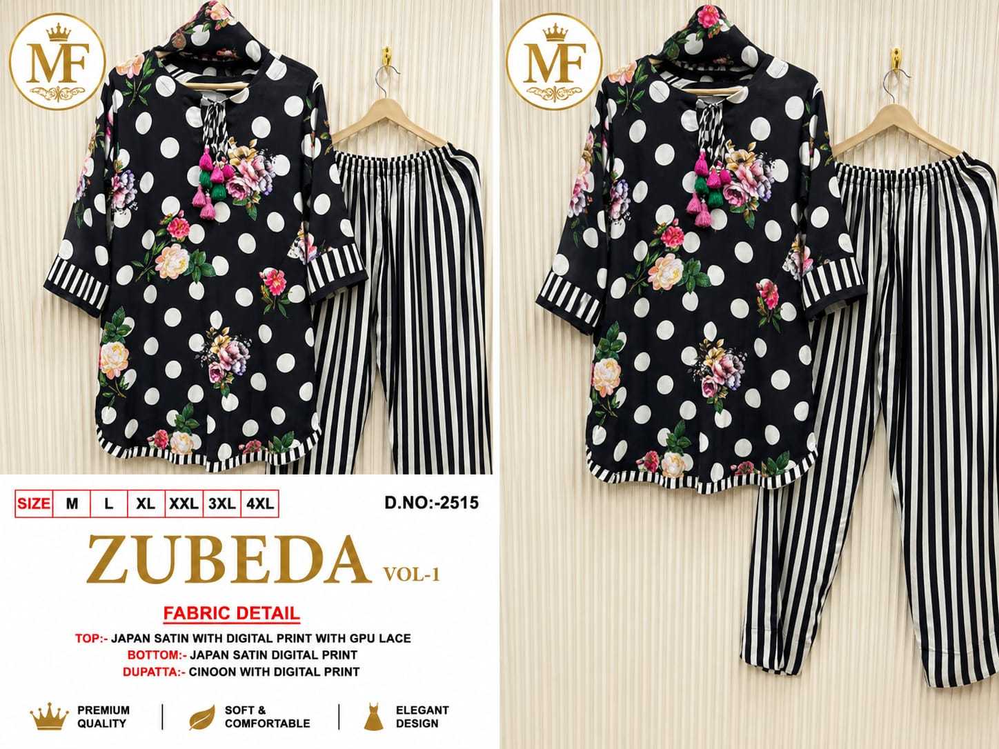 YNF Wholesale Japan Sartin Ladies Suits | Surat Manufacturer
