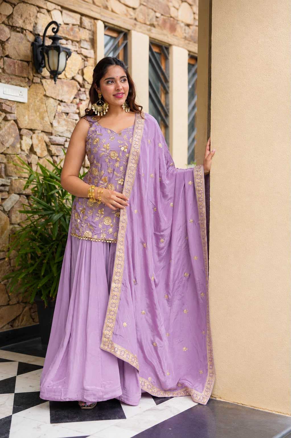 YNF Wholesale Heavy Silk Sharara Salwar Suits  | Surat Manufacturer