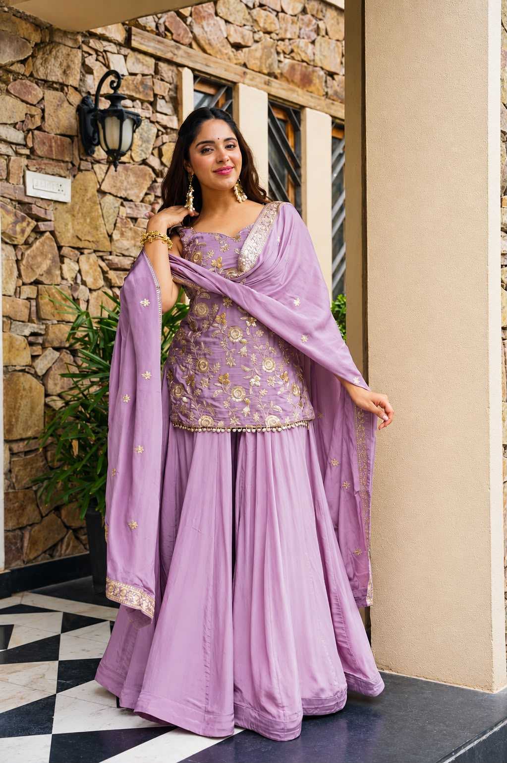 YNF Wholesale Heavy Silk Sharara Salwar Suits  | Surat Manufacturer