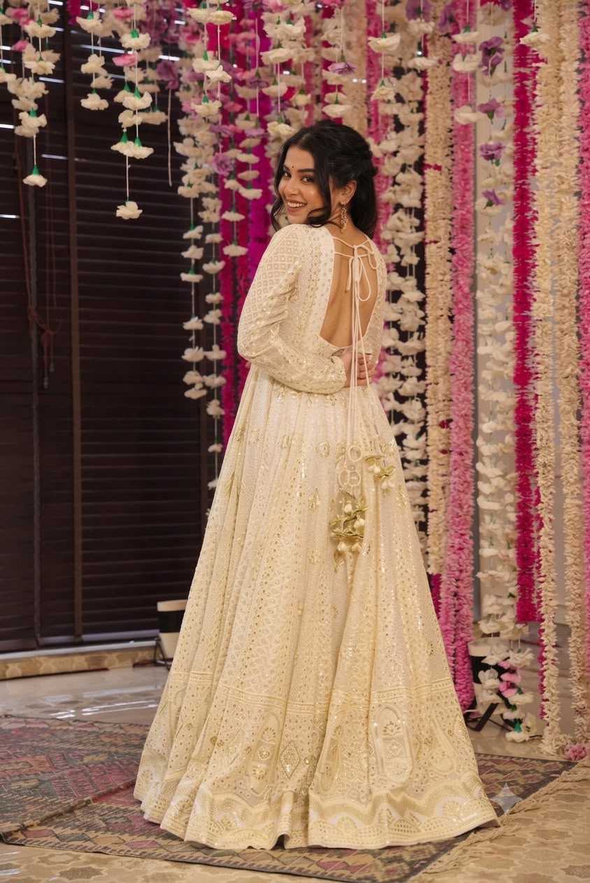 YNF Wholesale Faux Georgette Embroidery Suits KESH104 6141 | Surat Manufacturer