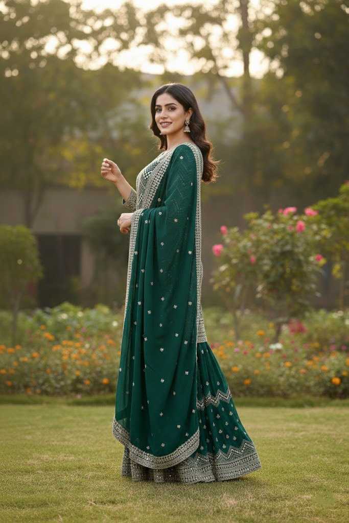 YNF Wholesale Faux Georgette Sharara Salwar Suits KESH108 314 | Surat Manufacturer