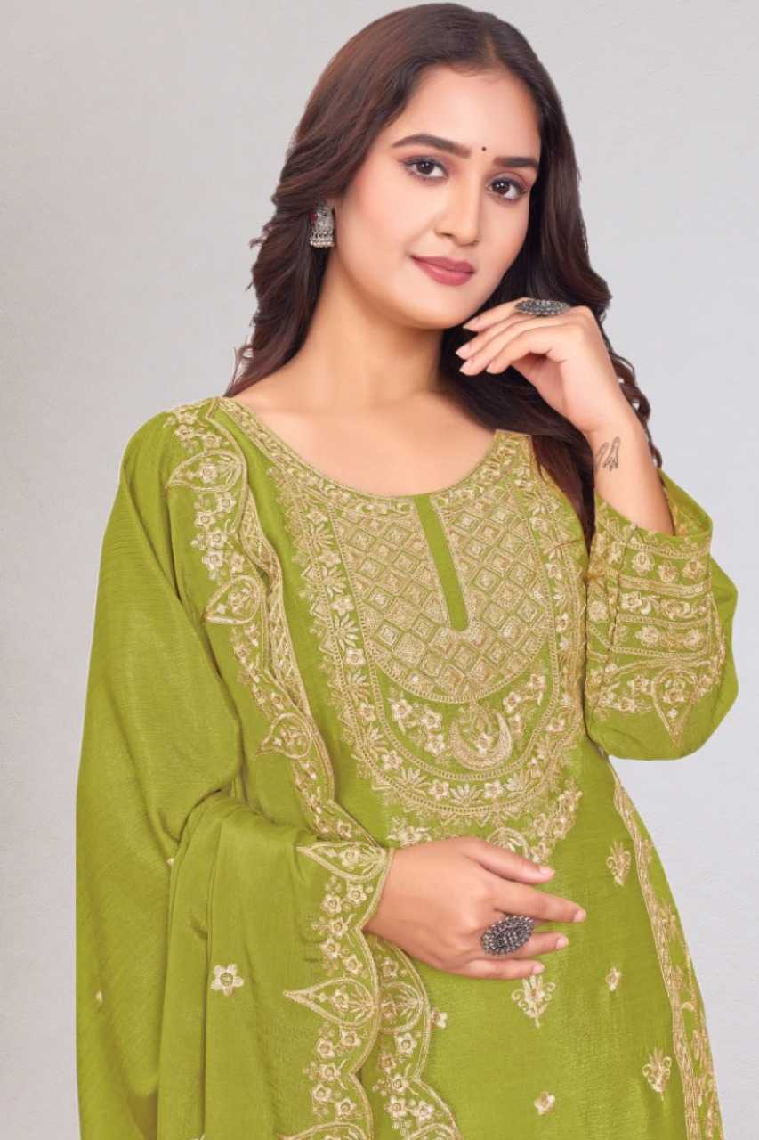 YNF Wholesale Chinon Embroidery Suits KESH108 880 | Surat Manufacturer