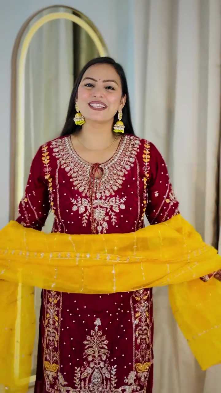 YNF Wholesale Chinon Sharara Salwar Suits KESH108 933 | Surat Manufacturer