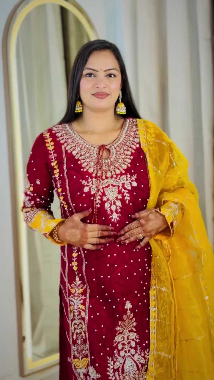 YNF Wholesale Chinon Sharara Salwar Suits KESH108 933 | Surat Manufacturer