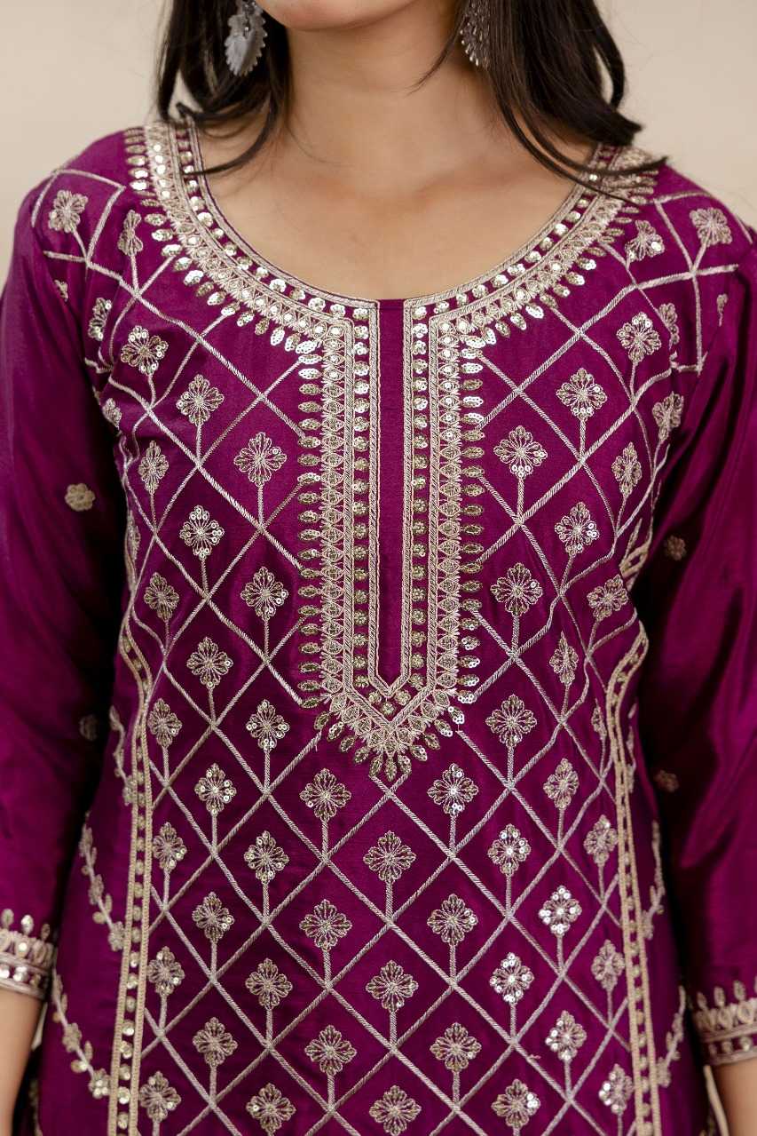YNF Wholesale Chinon Silk Sharara Salwar Suits KESH108 942 | Surat Manufacturer