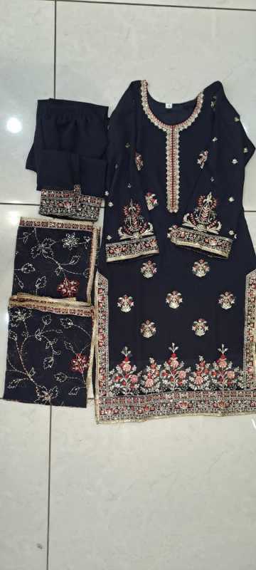 YNF Wholesale Georgette Embroidery Suits KESH108 961 | Surat Manufacturer