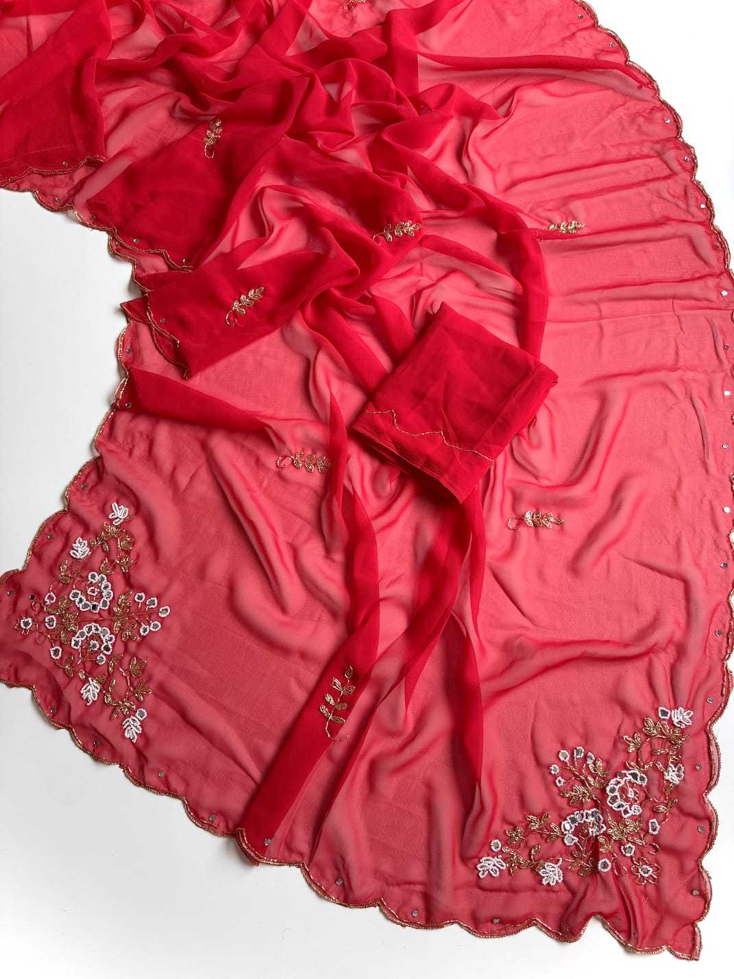 YNF Wholesale Georgette Georgette Sarees  | Surat Manufacturer