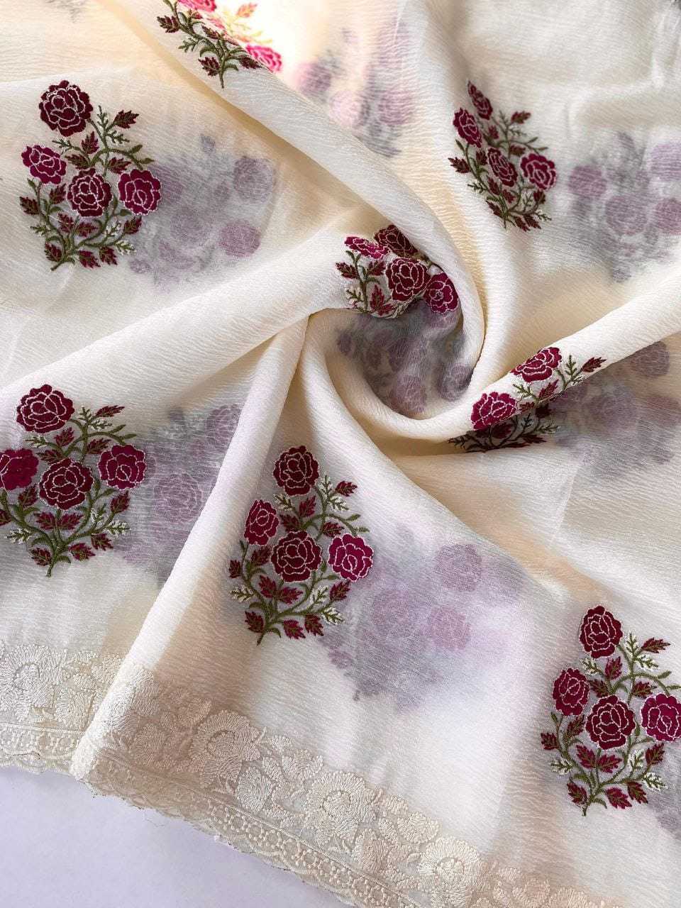 YNF Wholesale Georgette Georgette Sarees  | Surat Manufacturer