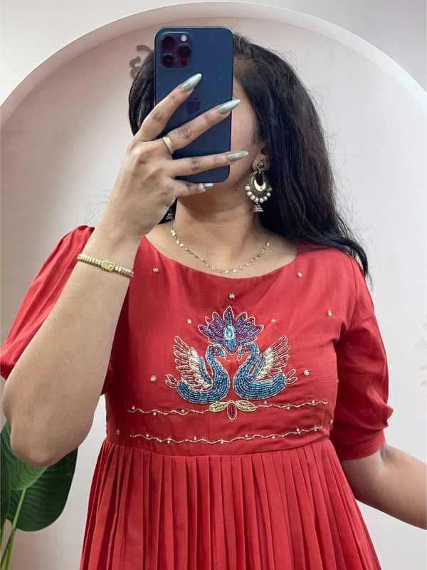YNF Wholesale Pure Cotton Party Wear Kurtis KESH120 32 | Surat Manufacturer