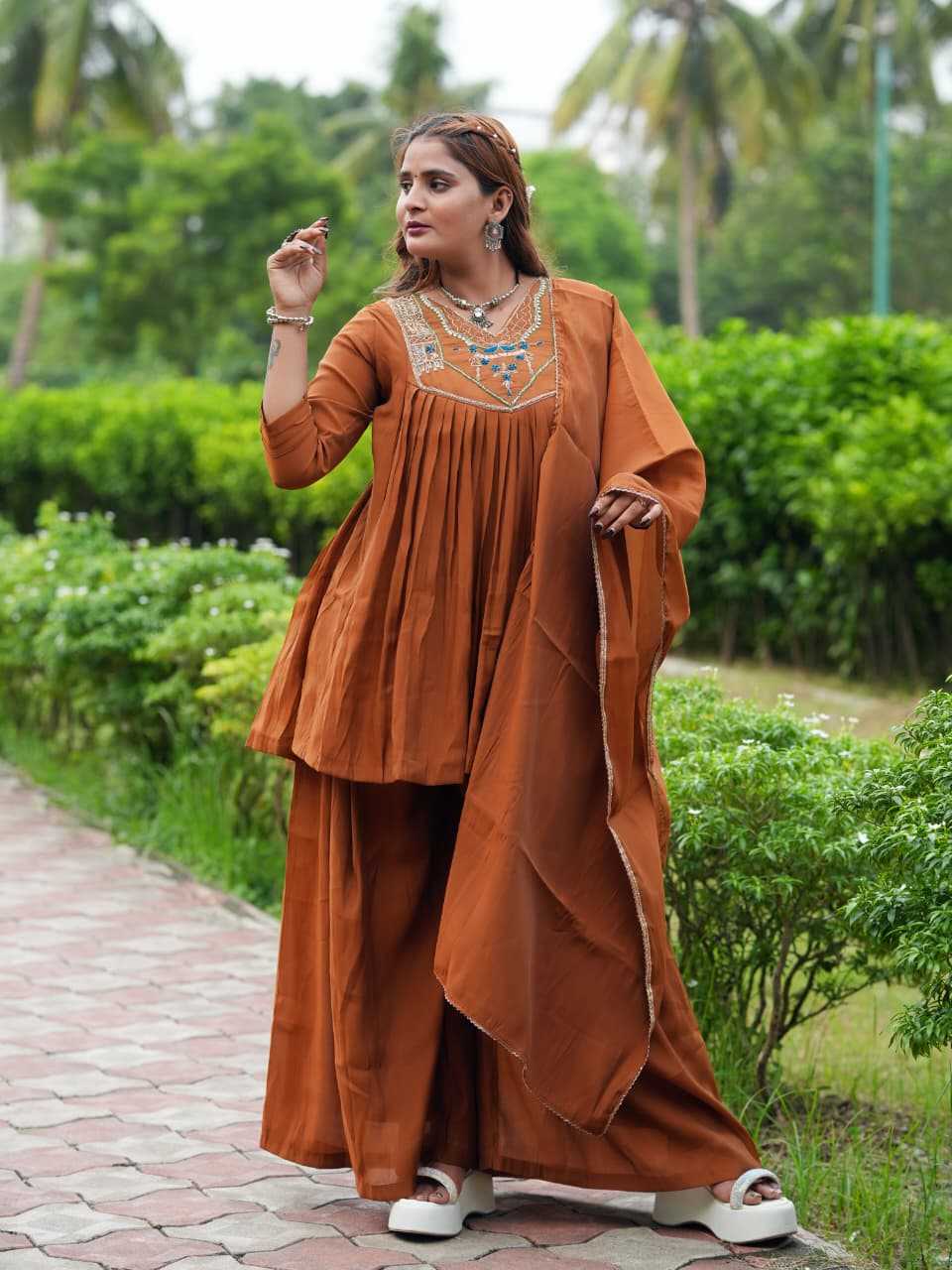 YNF Wholesale Chanderi Cotton Cotton Suits KESH120 33 | Surat Manufacturer