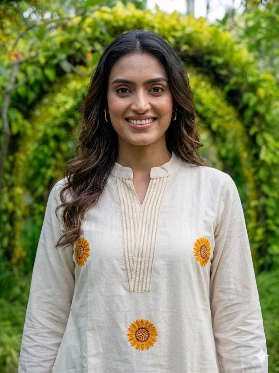 YNF Wholesale Cotton Embroidered Kurtis KESH120 43 | Surat Manufacturer