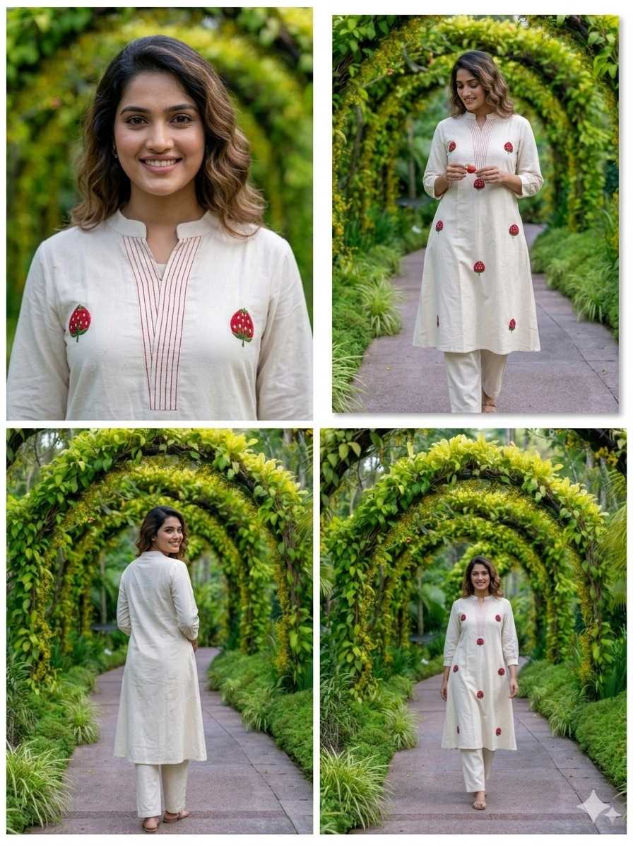 YNF Wholesale Cotton Embroidered Kurtis KESH120 43 | Surat Manufacturer