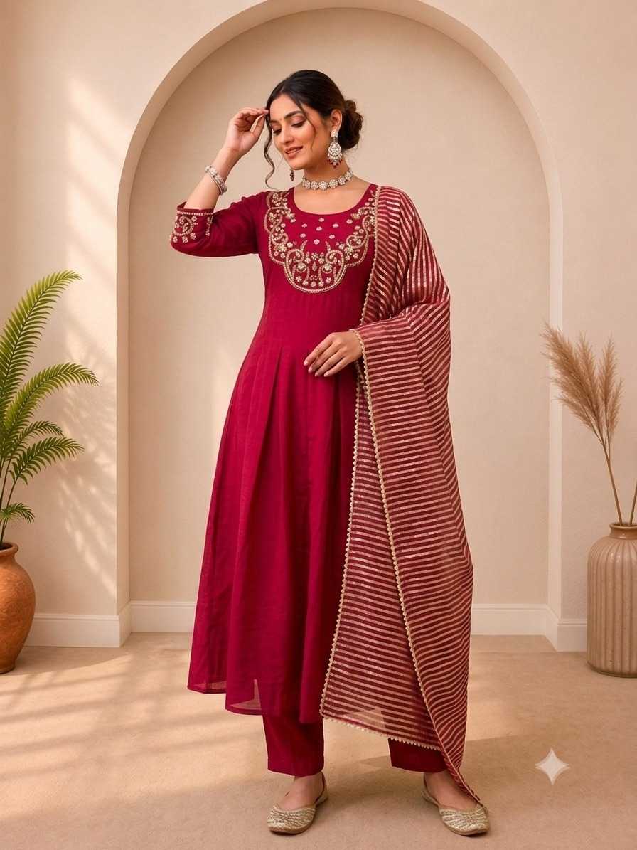 YNF Wholesale Chanderi Cotton Cotton Suits KESH120 49 | Surat Manufacturer