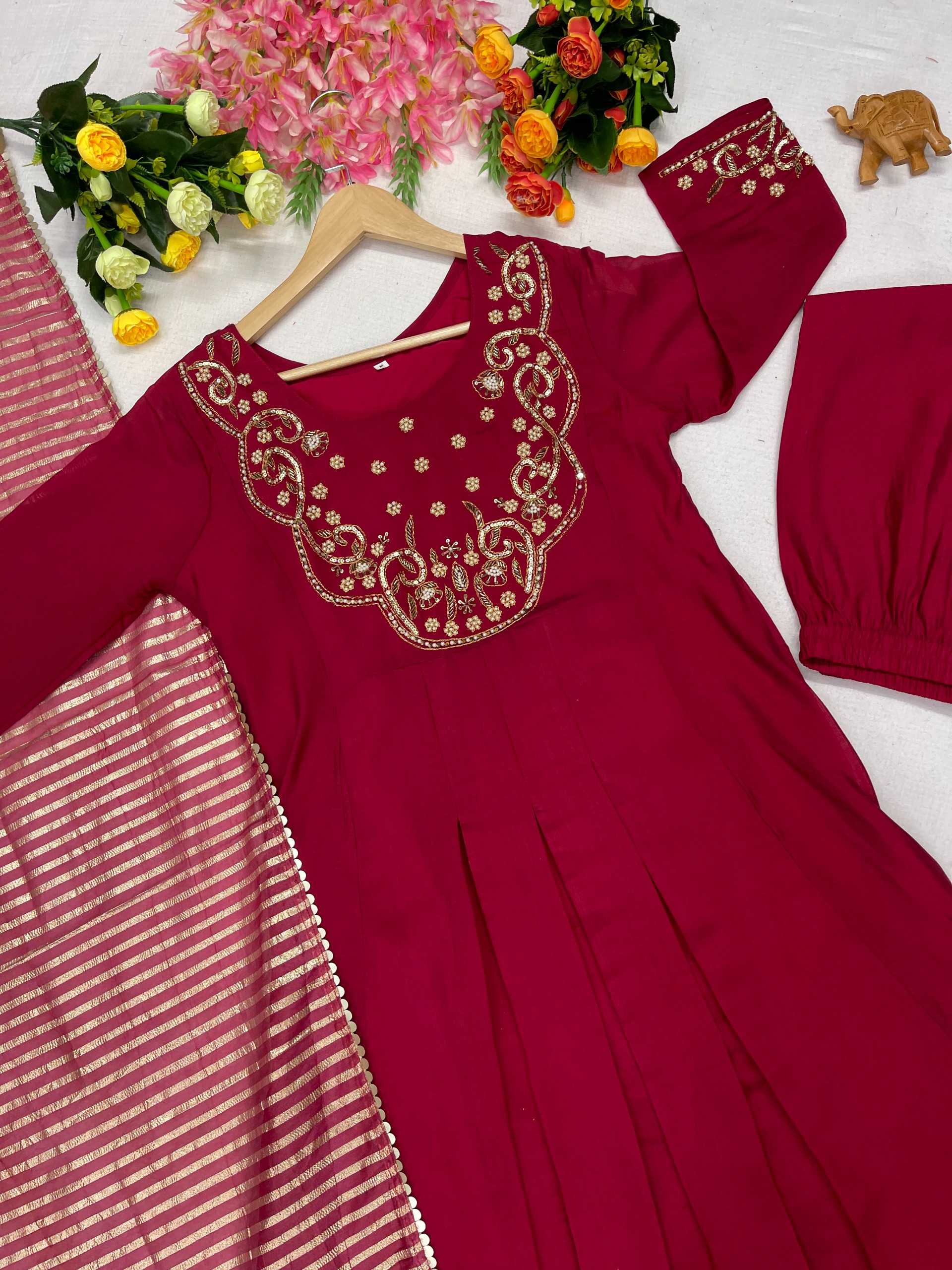 YNF Wholesale Chanderi Cotton Cotton Suits KESH120 49 | Surat Manufacturer