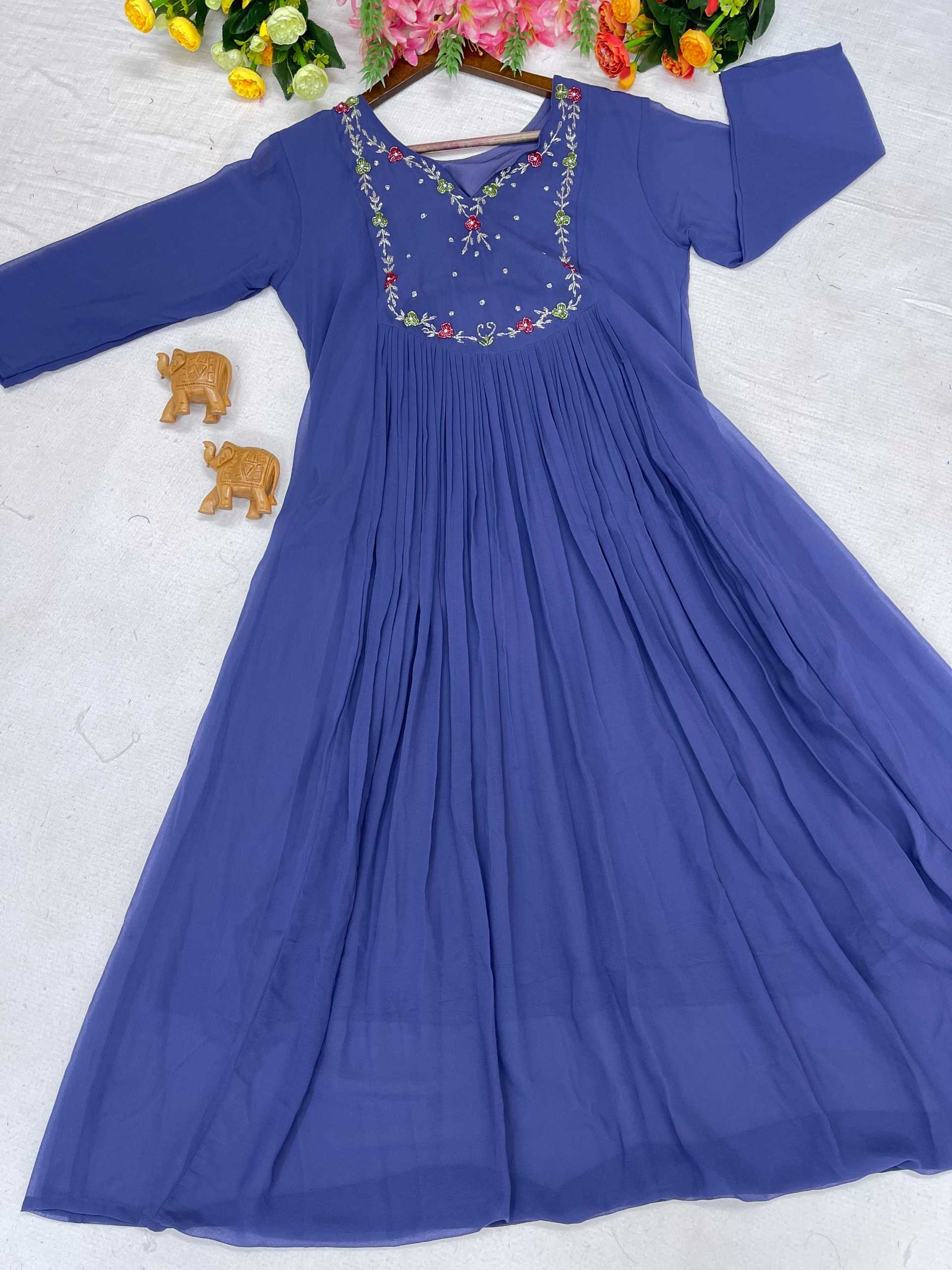 YNF Wholesale Faux Georgette Designer Kurtis KESH120 51 | Surat Manufacturer