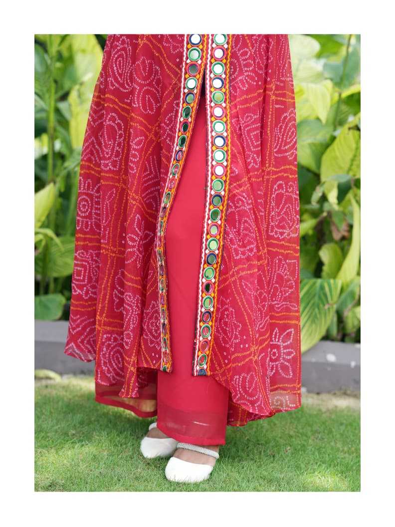 YNF Wholesale Georgette Mirror Work Kurti KESH120 52 | Surat Manufacturer
