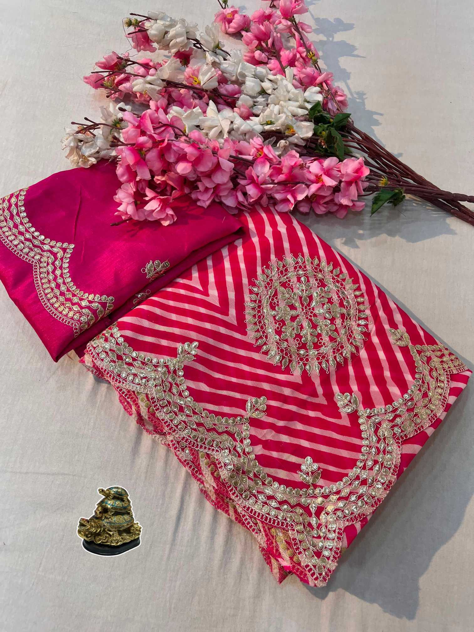 YNF Wholesale Georgette Fancy Sarees  | Surat Manufacturer