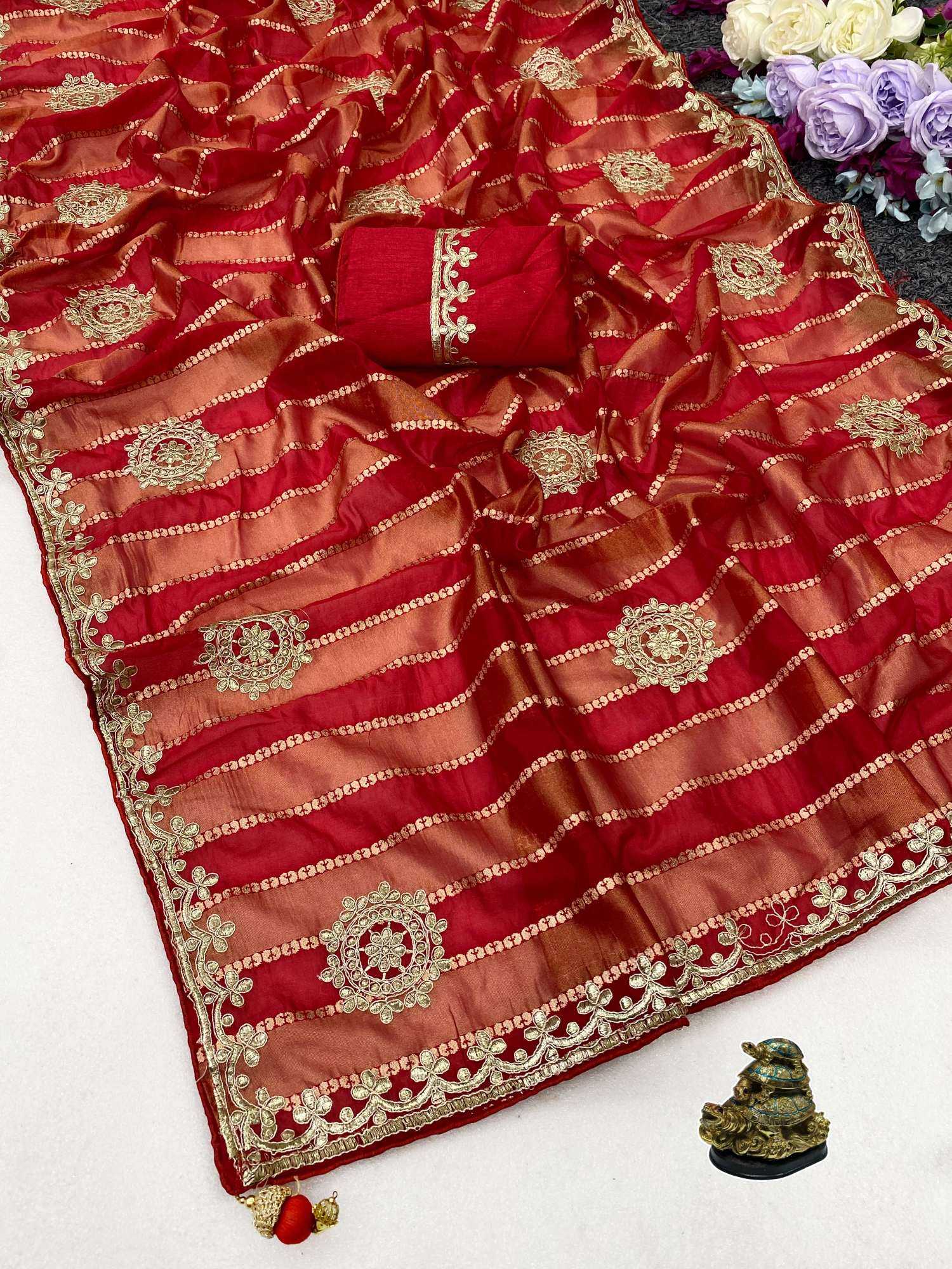 YNF Wholesale Tissue Designer Sarees KESH125 Anayika | Surat Manufacturer