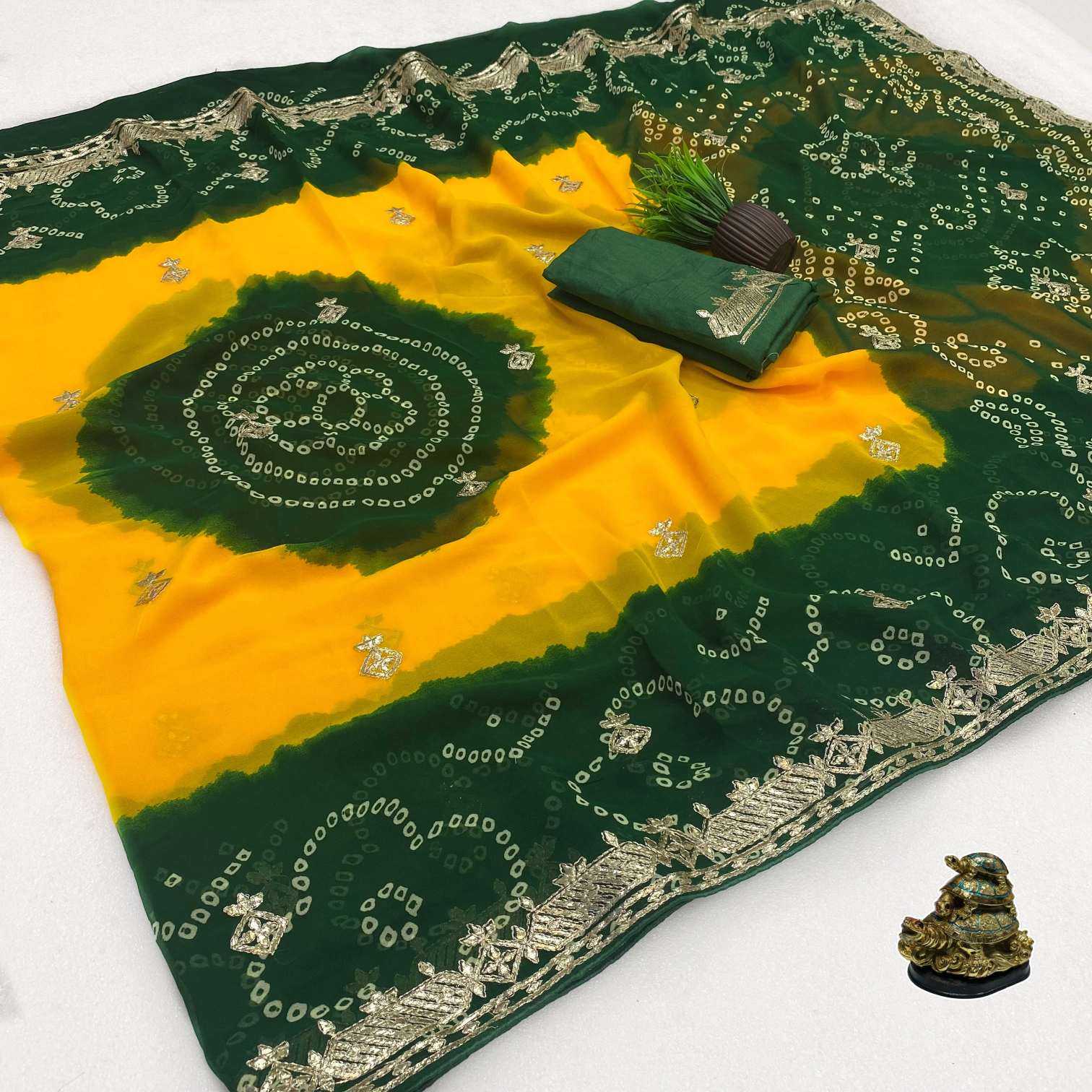 YNF Wholesale Georgette Printed Sarees KESH125 Aradhyani | Surat Manufacturer