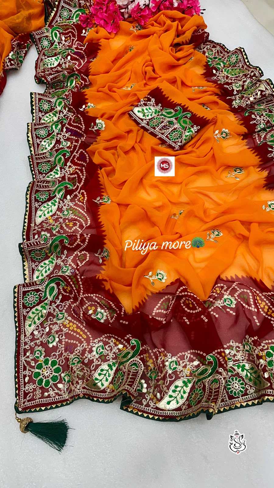 YNF Wholesale Georgette Georgette Sarees KESH125 Ashvarya | Surat Manufacturer