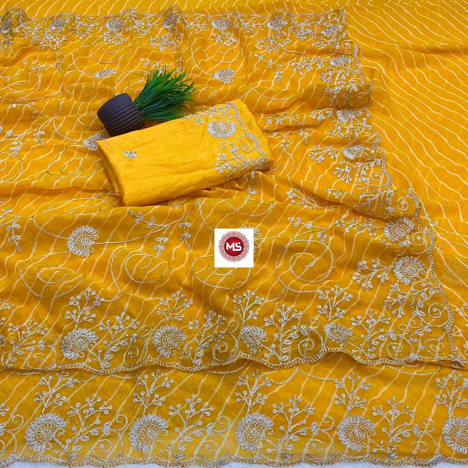 YNF Wholesale Pure Silk Semi Silk Sarees KESH125 Ila | Surat Manufacturer